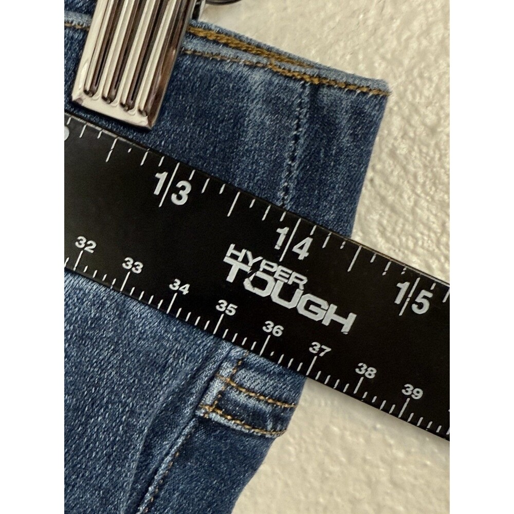 Spanx Pull-on Distressed Skinny Jeans Womens‎ Size M Slimming Stretch Denim - Picture 10 of 12